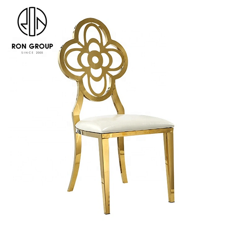 Modern Restaurant Furniture Stainless Steel Wedding Chair