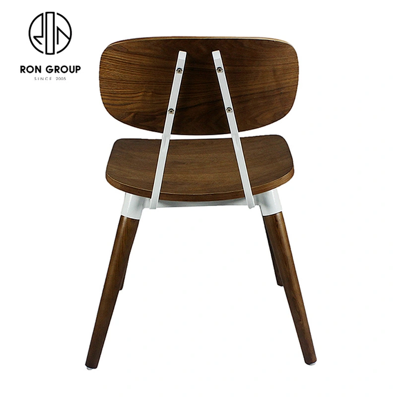 Simple Design Leisure Cafe Iron Stand Dinner Chair Dining Restaurant