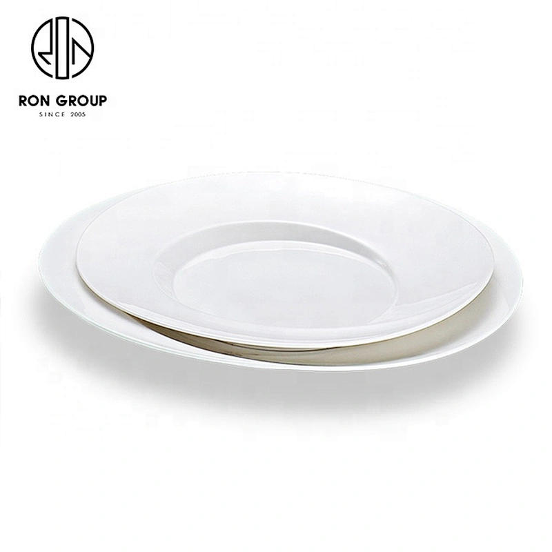 Guangdong Manufacturing Broadside Round Plate Bowl For Restaurants