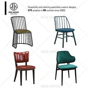 Hot Sale Hotel Antique Metal Dining Chair