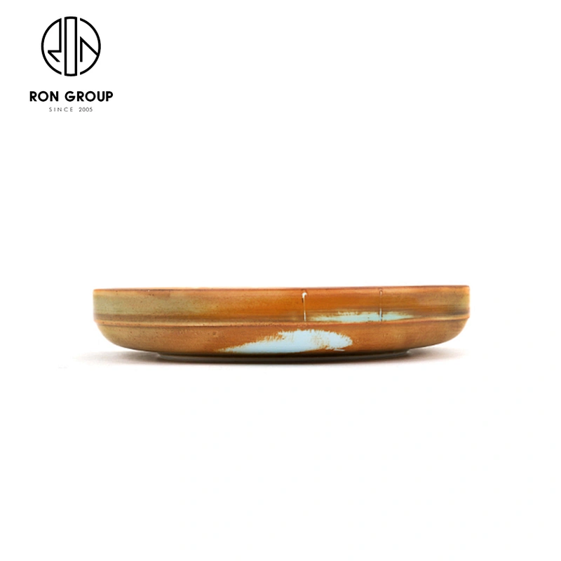 Hot Sale Hotel Dinnerware Ceramic Straight Edge Round Soup Plate