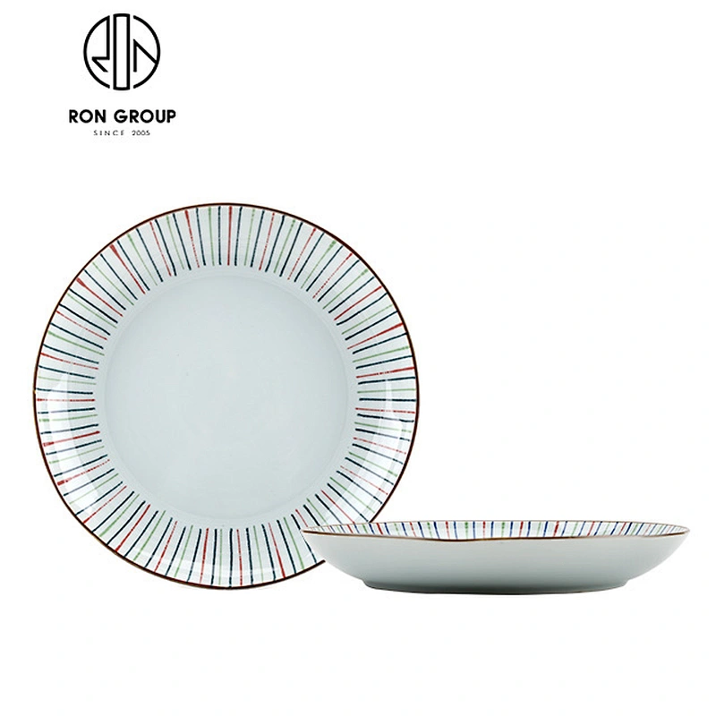 wholesale restaurant tableware shallow soup plate