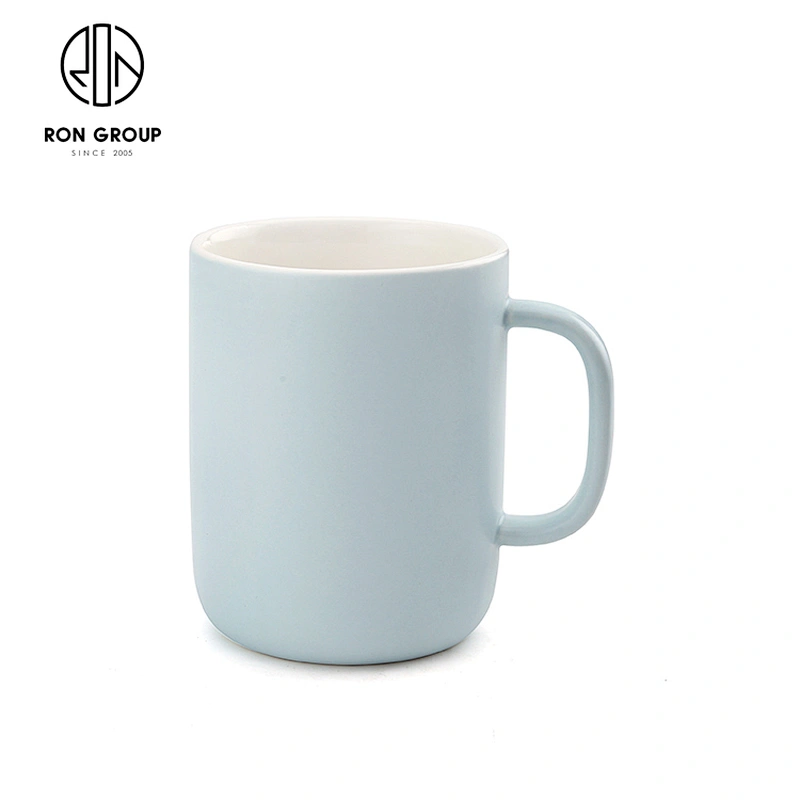 Coffee Shop Reusable Cups With Logo Ceramic Coffee With  Handle
