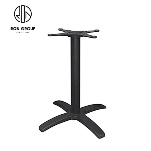 Black cast iron table base for cafe dinning restaurant table legs