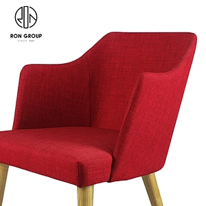 Comfort Restaurant Furniture Leisure Armrest Dining Chair For Sale