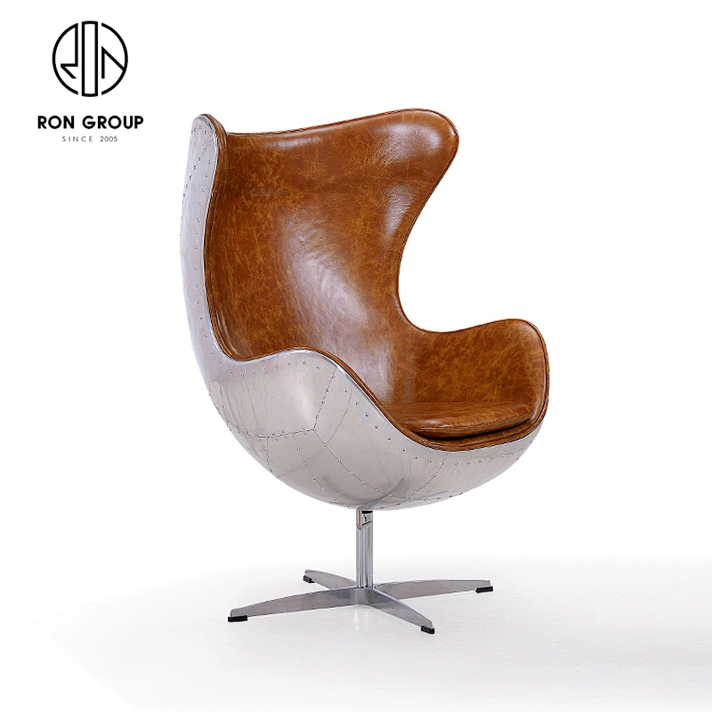 Modern Style Living Room Chair Cashmere Cloth High Density Foam Metal Legs Leisure Chair