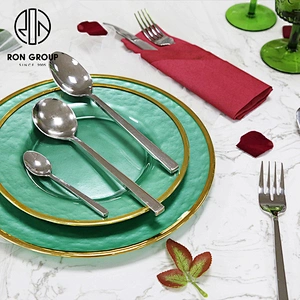 Quality Standard Stainless Steel Silver Hotel Restaurant Cutlery Set