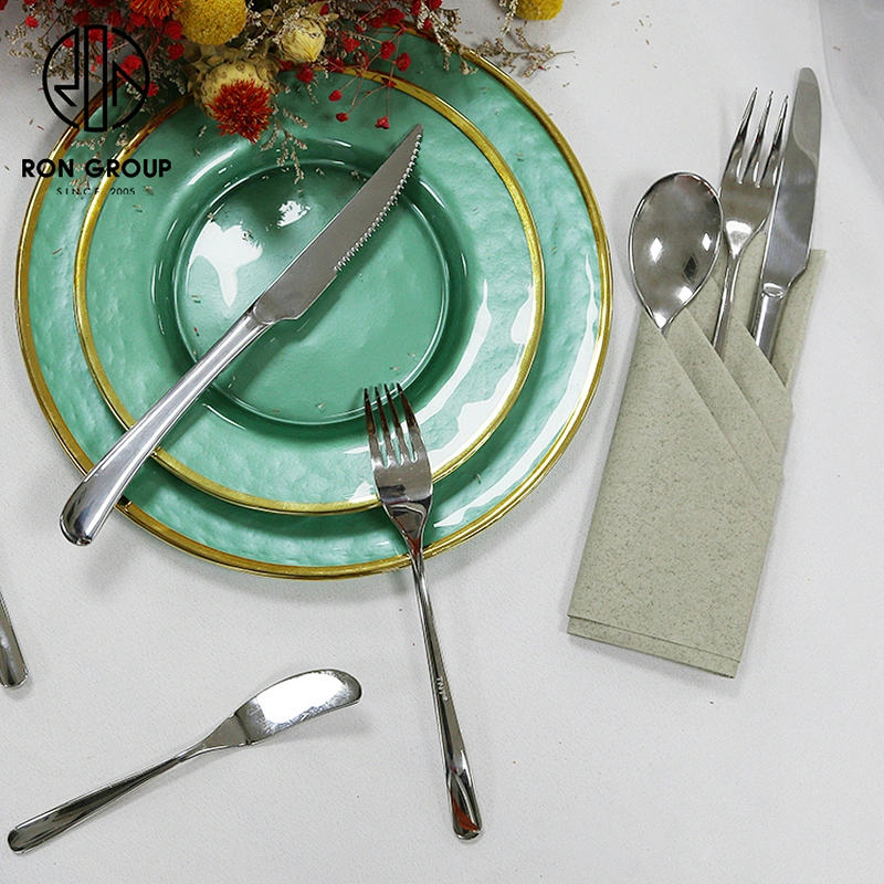 Wholesale High Quality Stainless Steel Silver Color Restaurant Cutlery Set