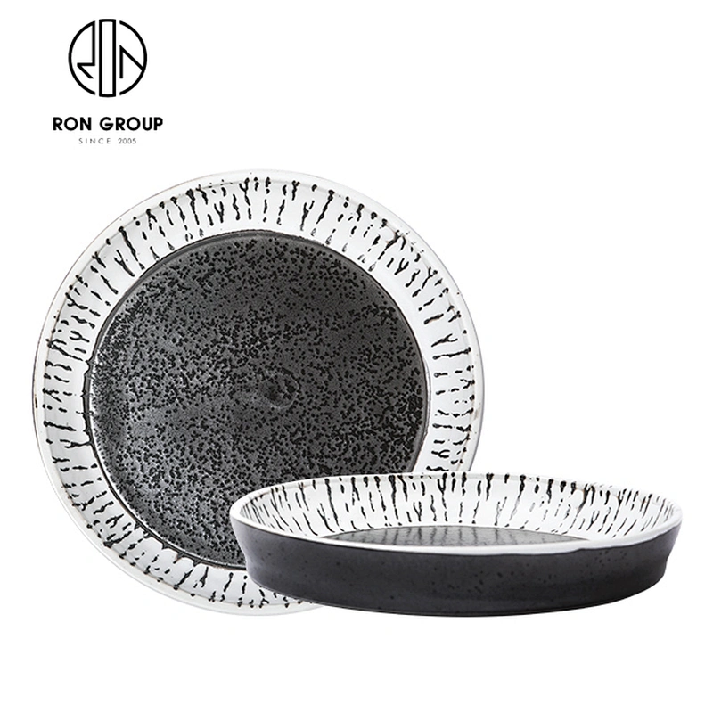 New Design Ceramics Round Food Dinner Plate 5.5 Inch Round Plate