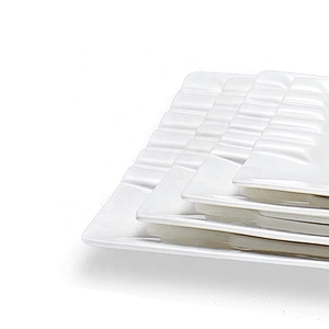 high quality hot sale Piano rectangle plate Bowl For Restaurant dedicated