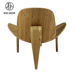 High Quality Leisure Lounge Wooden Shell Designer Dining Chair