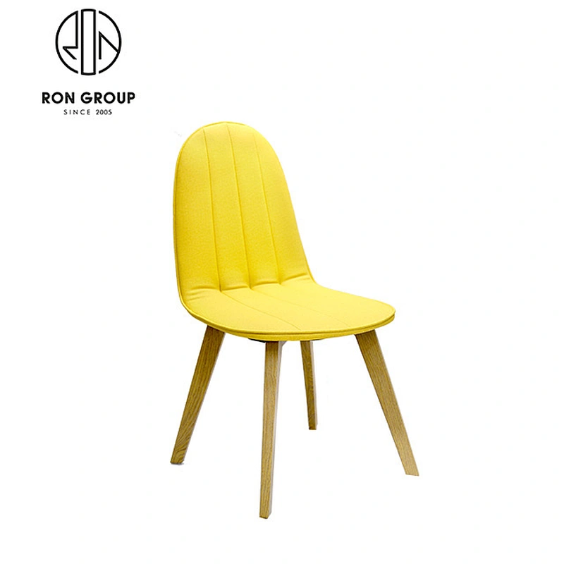 Wholesale Wooden Legs Comfortable And Soft Leather Seat