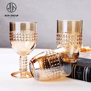Retro Glassware Juice Cup Cheap Crystal Transparent Whisky Water Glass