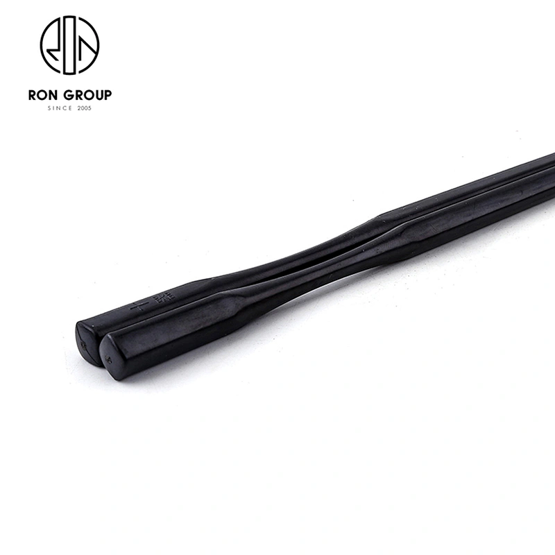 Hot Sale Hotel Restaurant Slim Waist Style Black Color Japanese design chopsticks