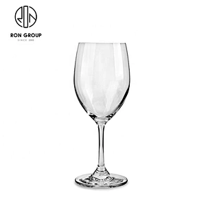 Hotel Eco-friendly Lead-free 455ml Clear Glass Cup Clear Wine Glass