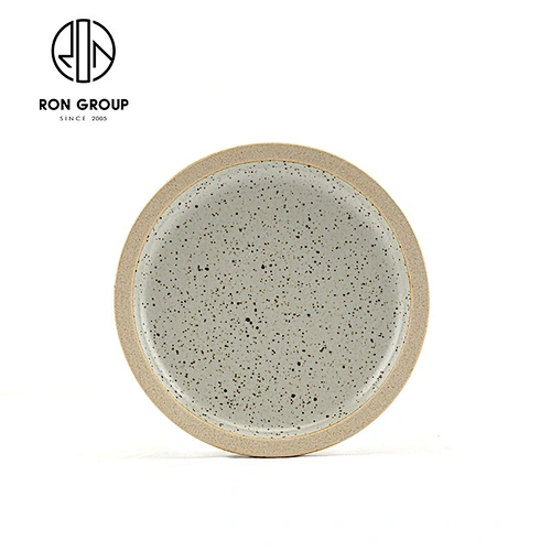 Wholesale 7.5 Inch Restaurant Custom Logo Ceramic Dishes Plates
