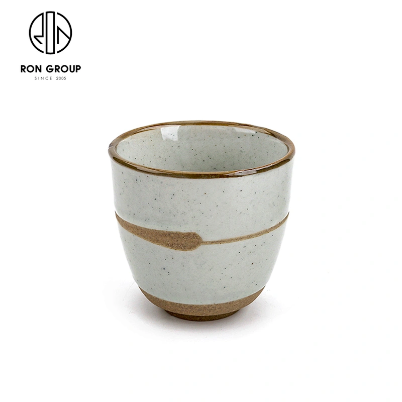 Japanese Styles Retro Custom Ceramic Tea Coffee Cups For Hotel