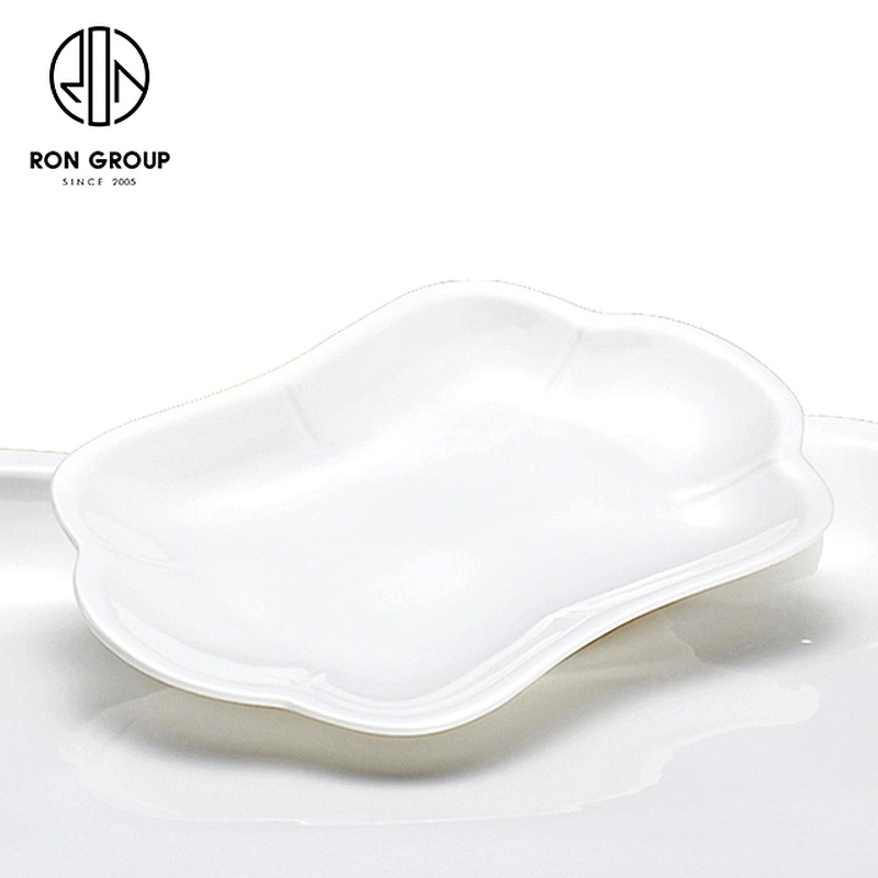 Wholesale Direct Selling Restaurant And Hotel Porcelain Noble Dish Plate