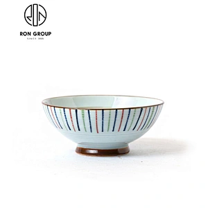 Modern trumpet shape ceramic food bowl