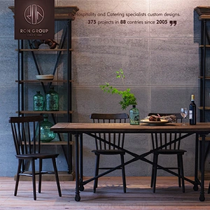 Restaurant Wooden Black Windsor Dinning Chair