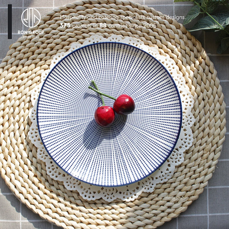 Bulk modern ceramic charger plates for hot sales