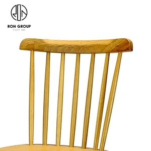 European Style Durable Stackable Beech Veneer Plywood Chair Restaurant Dining