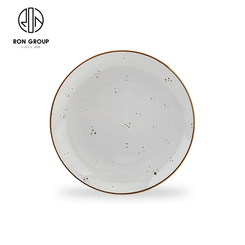 Wholesale High Quality Ceramic Serving Dishes Restaurant Dining Round Plates