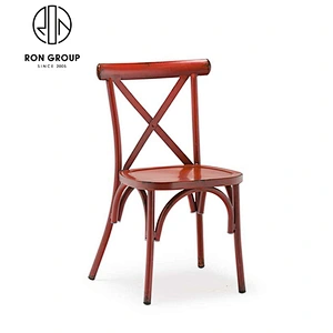 Antique wholesale wedding indoor cross X back armchair