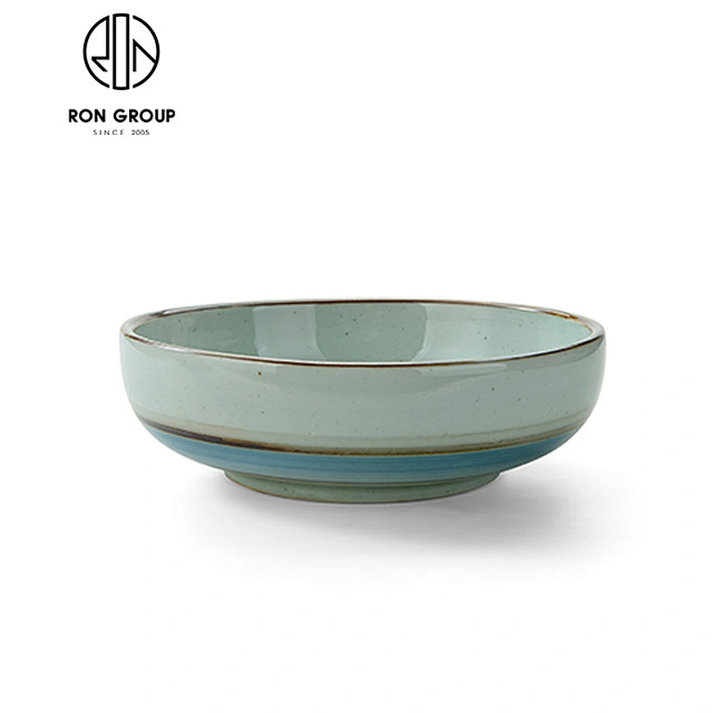 tableware glazed ceramic bowl with handle for sauce