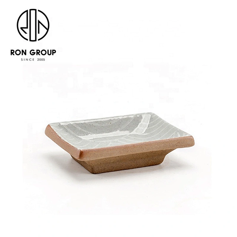 Restaurant 3.5 Inch Ceramic Set Retangular Plate