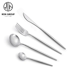 Wholesale Restaurant Tableware Silver Stainless Steel Quality Cutlery