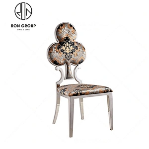 Luxury gold stainless steel banquet wedding event chair