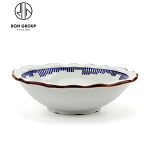 High Quality Restaurant 12 Inch Big Ceramic Soup Bowl