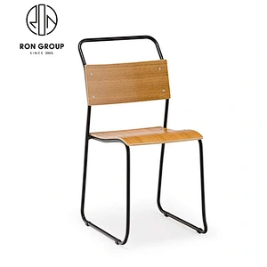 Simple Coffee Shop Metal Dining Chair