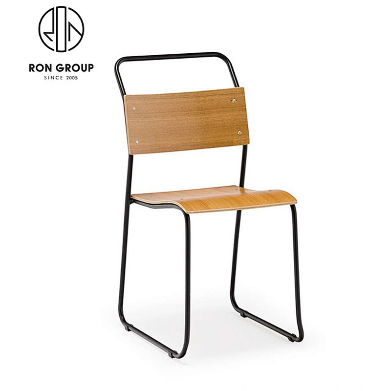 Simple Coffee Shop Metal Dining Chair