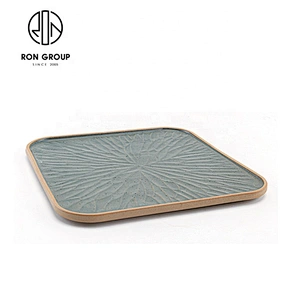 Restaurant Customized Lightweight Square Flat Plate Suit