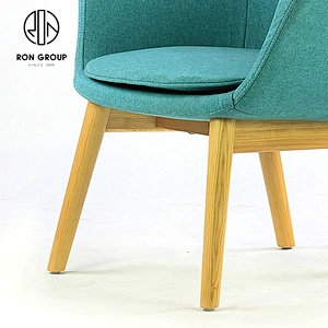 High Quality White Ash Wood Furniture Leisure Leather Chairs For Dining Room
