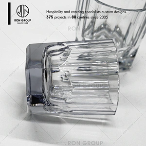 Wholesale High Grade Pc Materials Transparent Octagonal Beer Cups