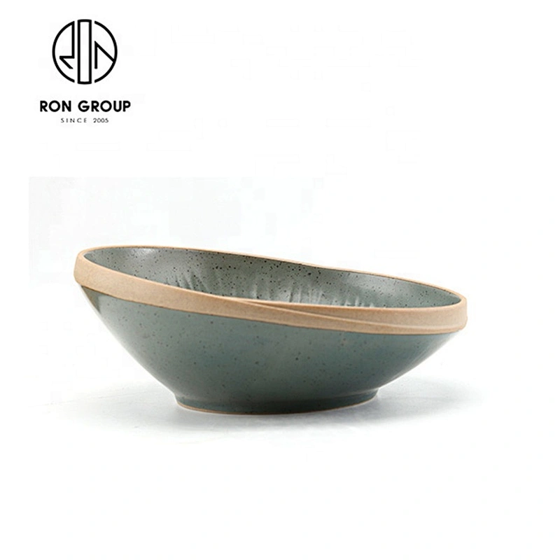 Wholesale Large Capacity Restaurant Bevel Bowl Cutlery Set