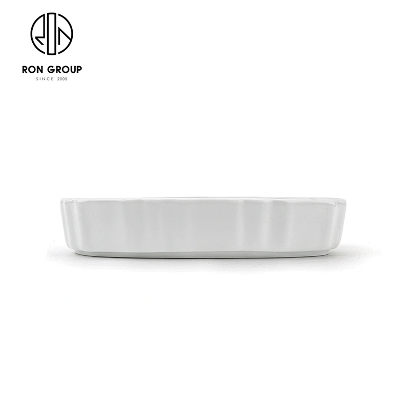 Restaurant Hotel Custom Dinnerware New Design Oval Egg-shape Plate