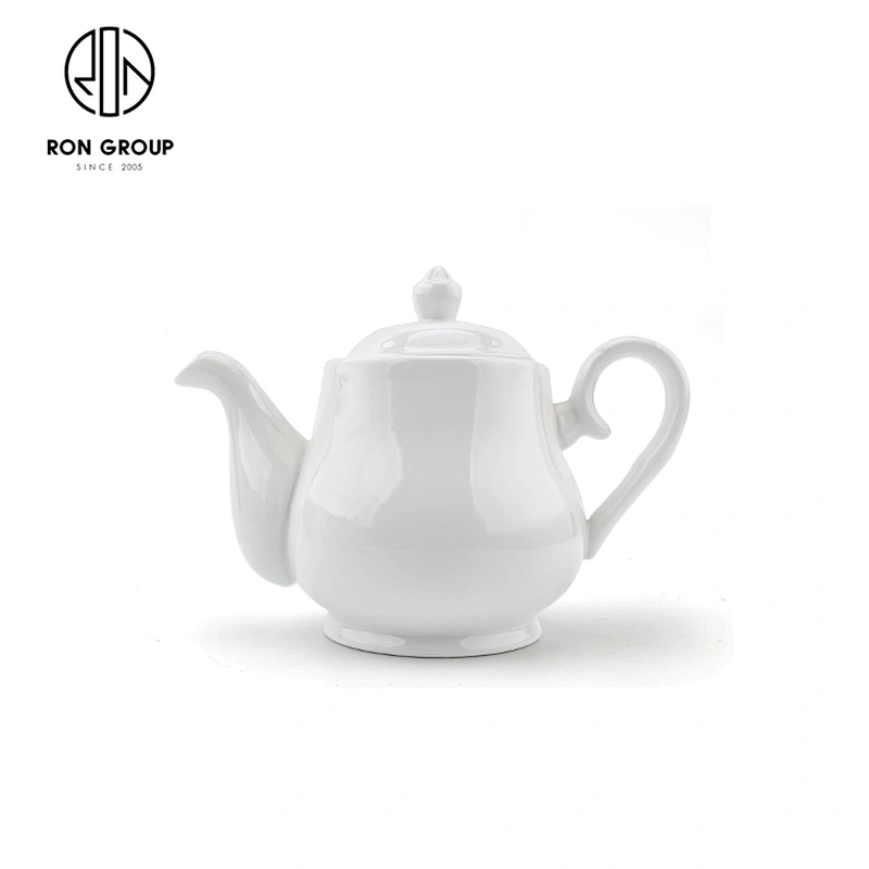 Europe Style Concise Design Wedding Used Coffee Porcelain Tea Pot With Lid