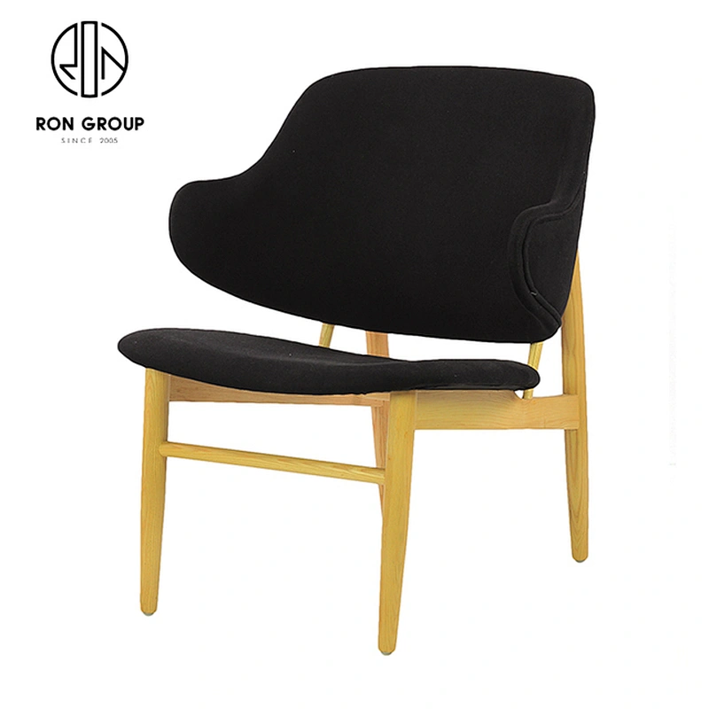 White Ash Wooden Soft Seat Dining Chairs High Back For Restaurants