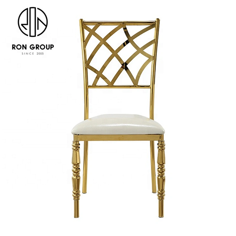 Industrial Dining Stylish Stainless Steel Round Back Dining Chair