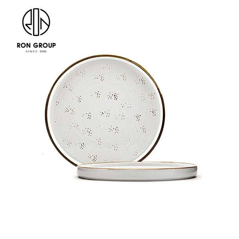 Wholesale High Quality Restaurant White Dinner Plate Porcelain Dinnerware