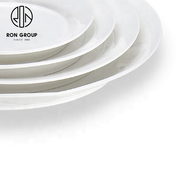 Guangzhou New Design In Style Round Soup Plate For Restaurant Used