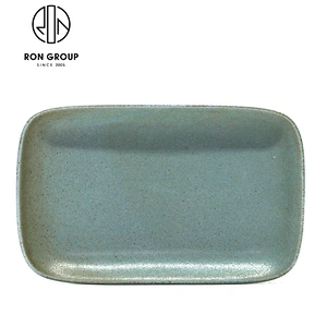 Hot Sale Restaurant Rectangle Ceramic Dinner Plates