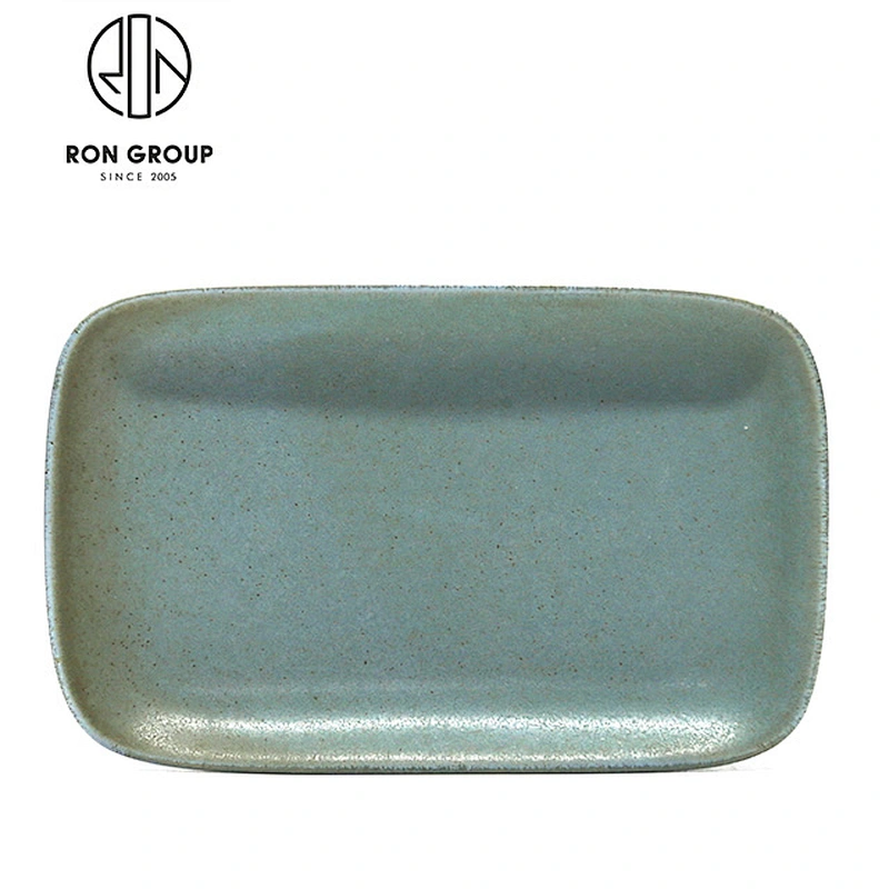 Hot Sale Restaurant Rectangle Ceramic Dinner Plates