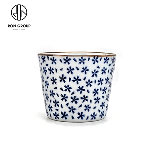Customized Creative Eco Friendly 200ml No Handle Ceramic Tea Porcelain Water Cup