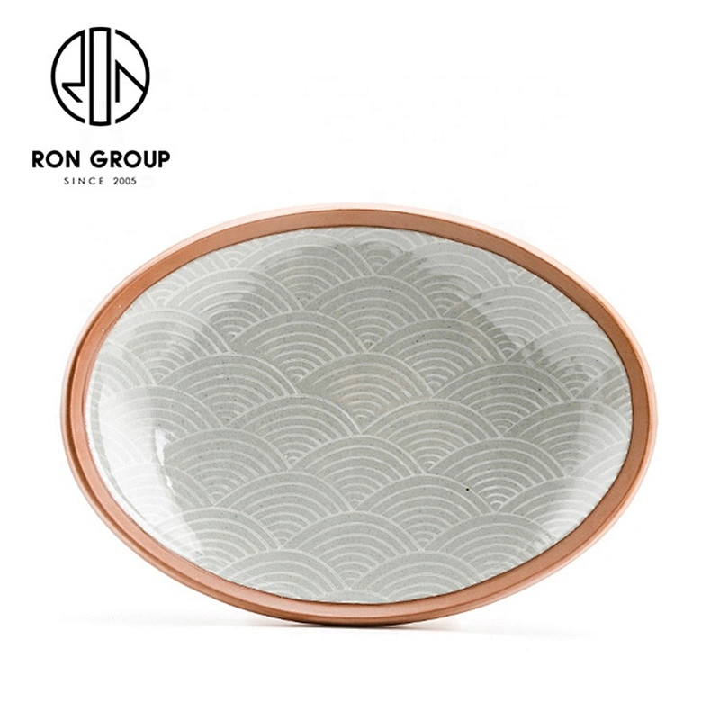 Stylish Quality Cutlery Set Generic Portable Concave Round Plate