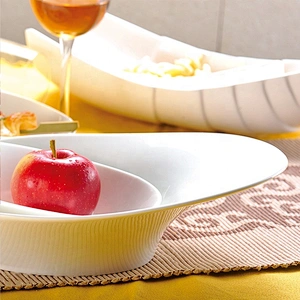 2020 Well Designed White Ceramic Angle Bowl With Wholesale Price